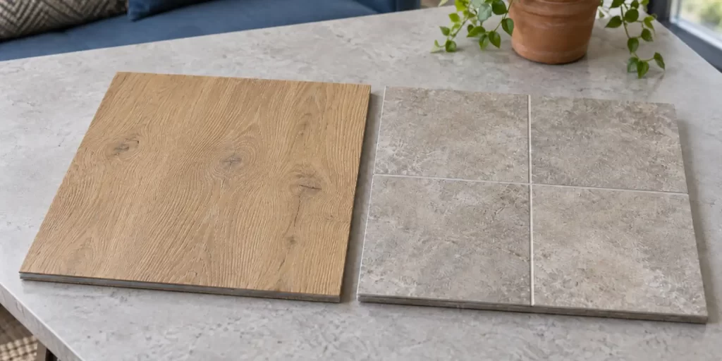 vinyl floornig vs ceramic tiles