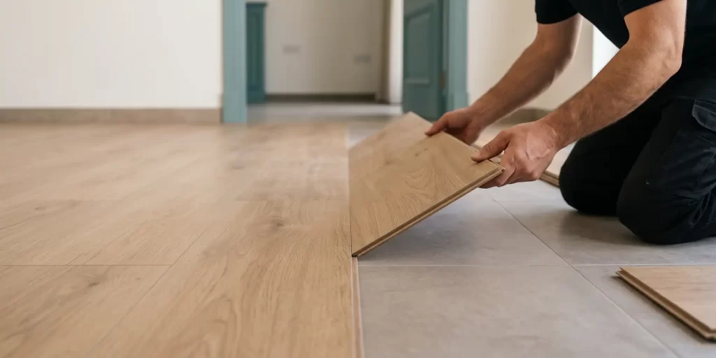 vinyl flooring vs tiles 
