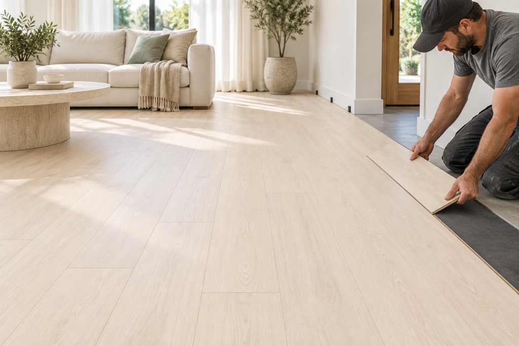 Laminate flooring thickness